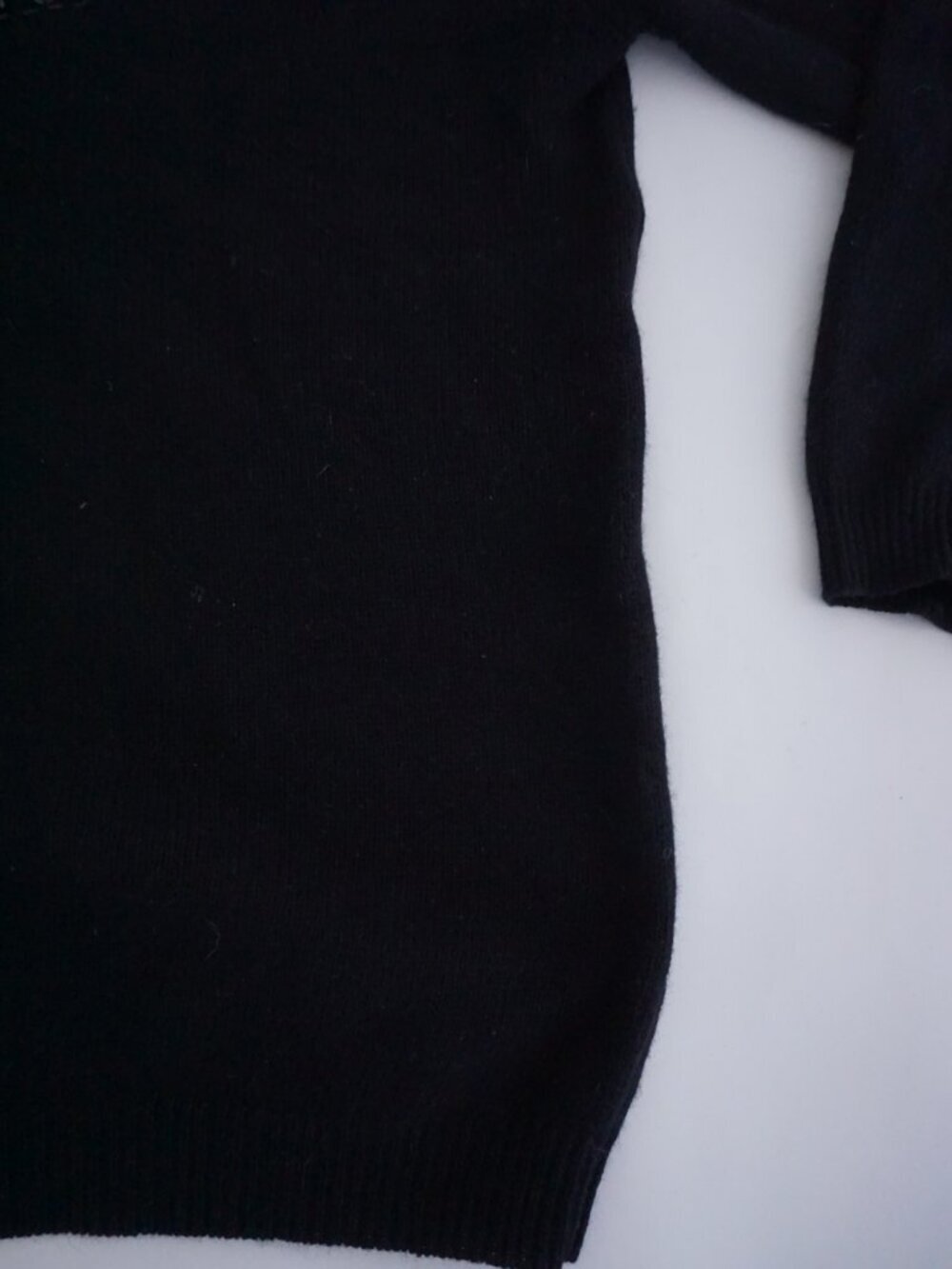 Vintage Shannan Black Beaded Sequin Knit Sweater Lambswool Angora Blend L - Picture 5 of 12